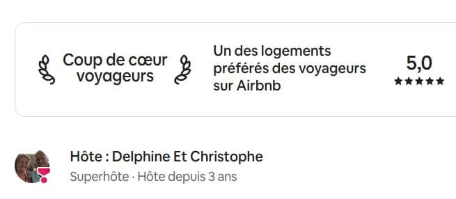 Notes Airbnb Villa l'Estel